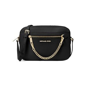 Jet Set Large Saffiano Leather Crossbody Bag